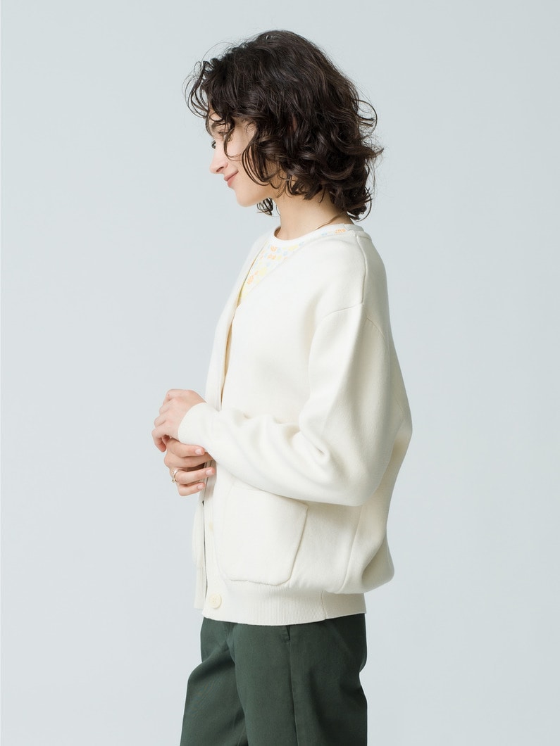 Herina Cardigan (light gray/off white) 詳細画像 off white 2