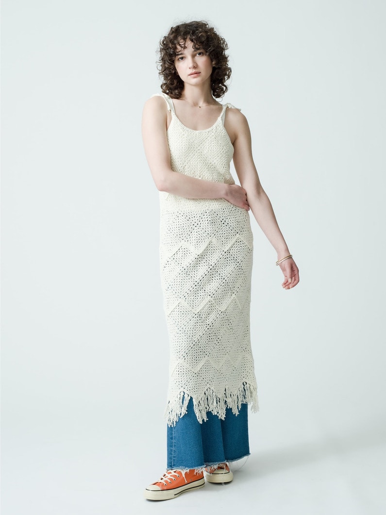 Motif Crochet Dress 詳細画像 ivory 1