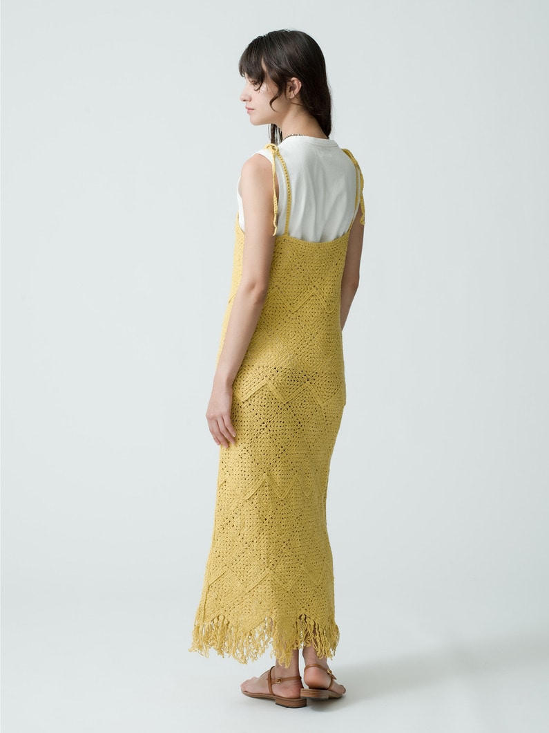 Motif Crochet Dress 詳細画像 yellow 2