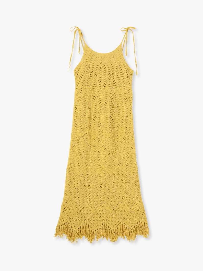 Motif Crochet Dress 詳細画像 yellow 3