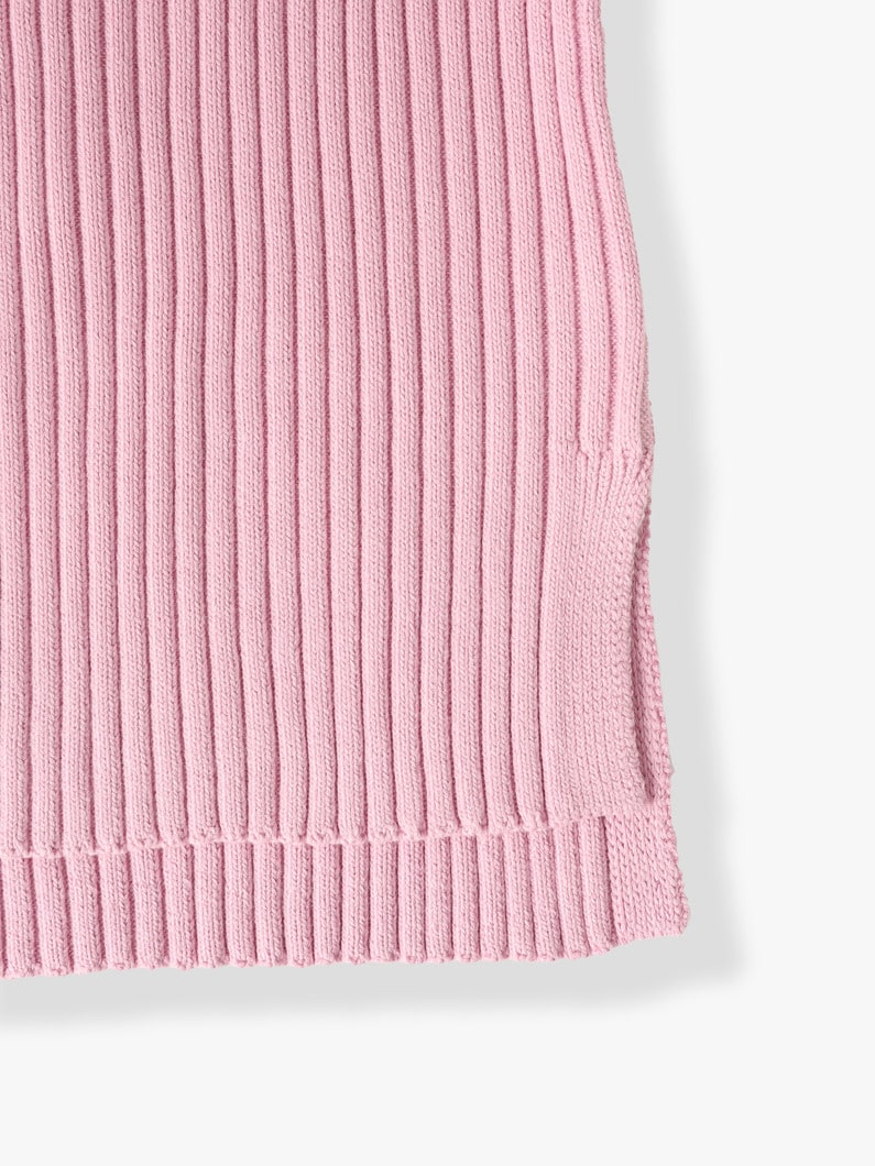 Air Cotton Rib Turtle Neck Pullover 詳細画像 pink 3