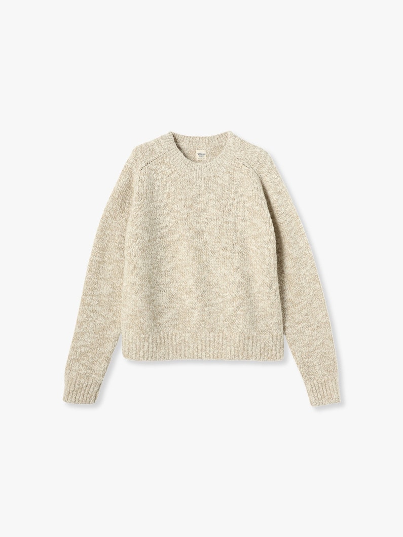 Mix Yarn Knit Pullover 詳細画像 beige 4