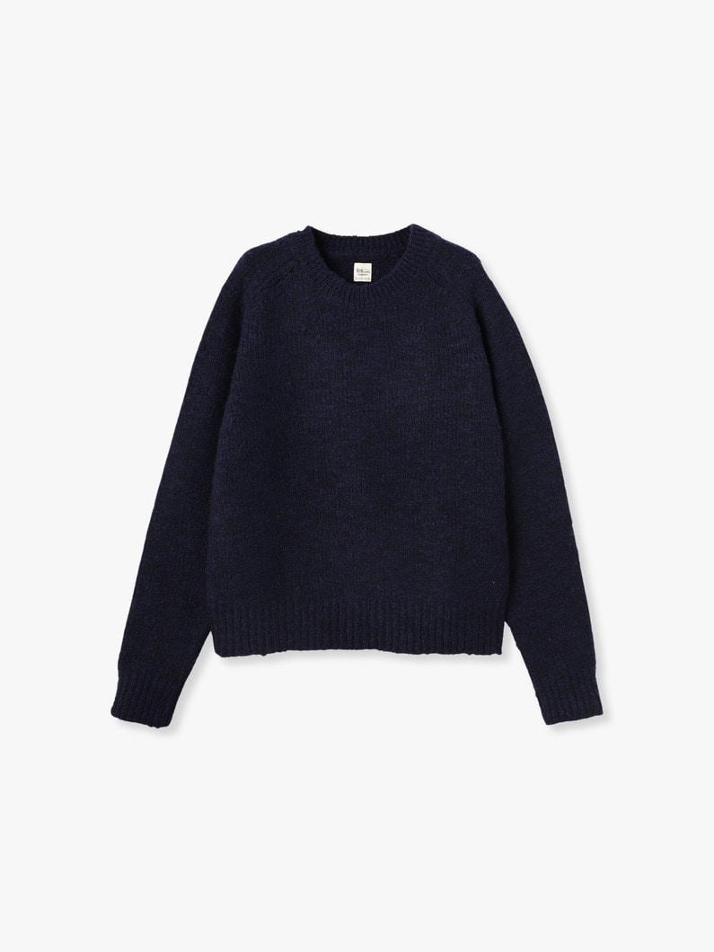 Mix Yarn Knit Pullover 詳細画像 navy