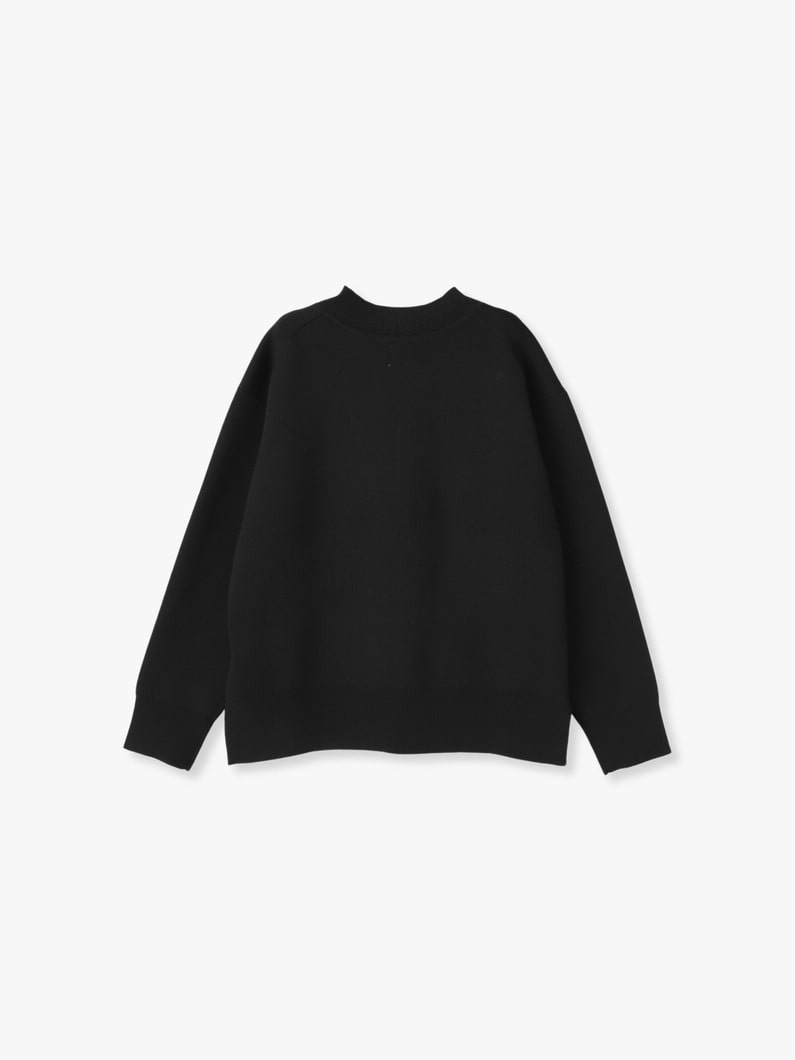 Wool Smooth V Neck Pullover 詳細画像 black 1