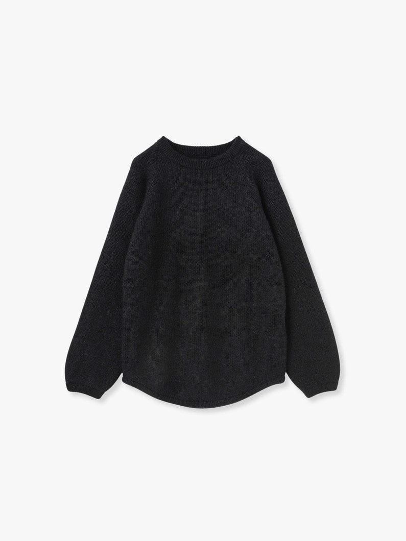 Suri Alpaca Knit Pullover 詳細画像 black 1