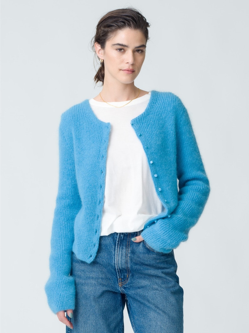 Suri Alpaca Cardigan 詳細画像 light blue 1