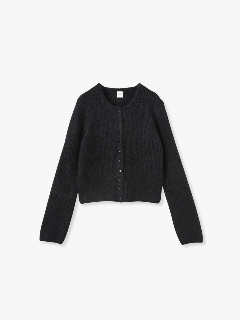 Suri Alpaca Cardigan 詳細画像 black 2