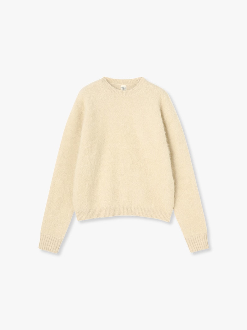 Fox Cashmere Knit Pullover 詳細画像 beige