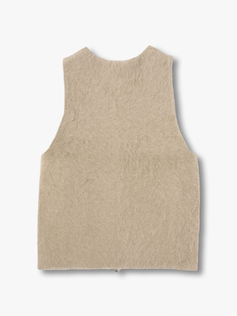 Fox Cashmere Vest 詳細画像 beige 1