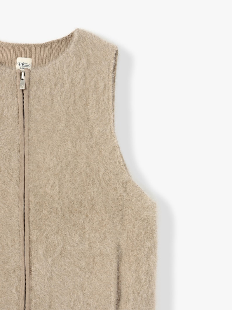 Fox Cashmere Vest 詳細画像 beige 2