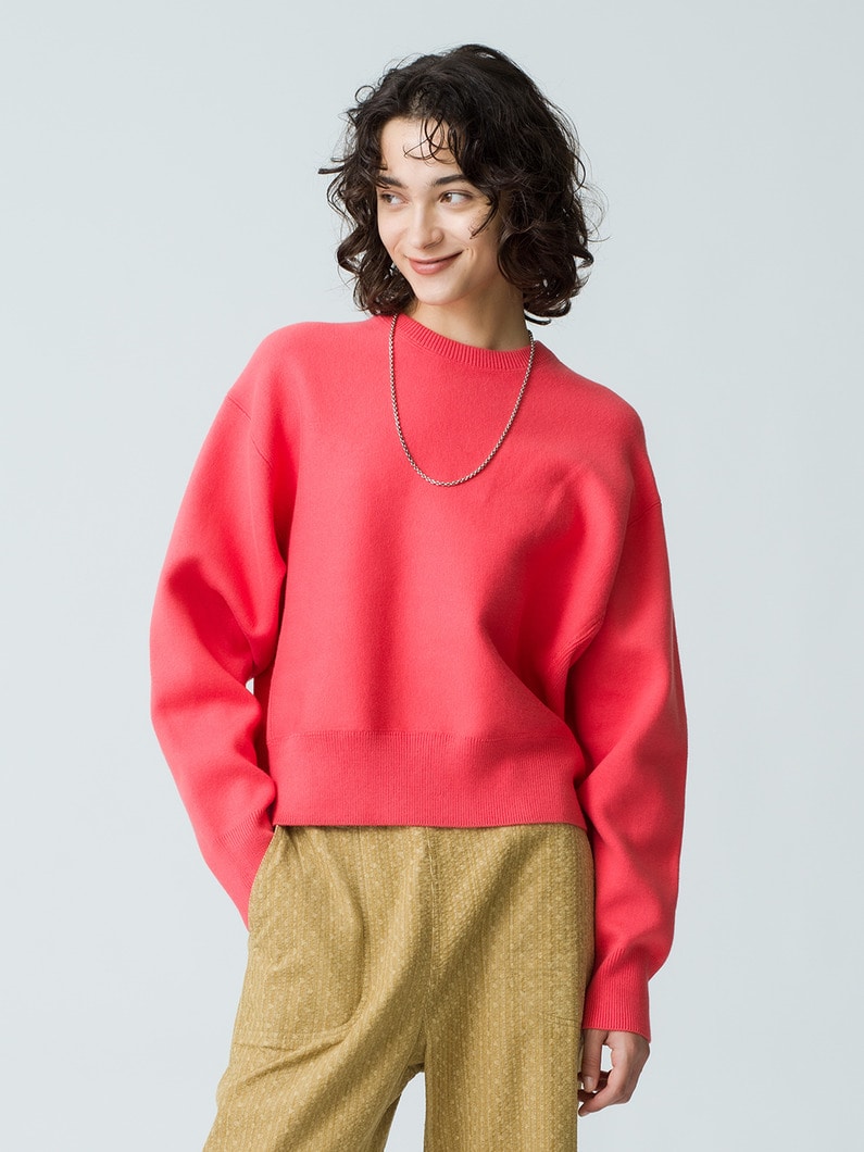 Cotton Cashmere Pullover 詳細画像 pink