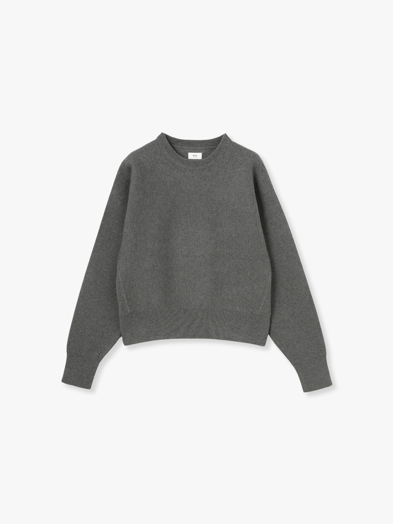 Cotton Cashmere Pullover 詳細画像 charcoal gray 3