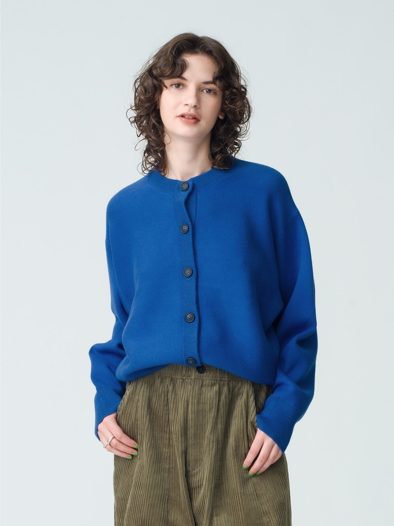 Cotton Cashmere Cardigan | ニット 詳細画像 blue 1