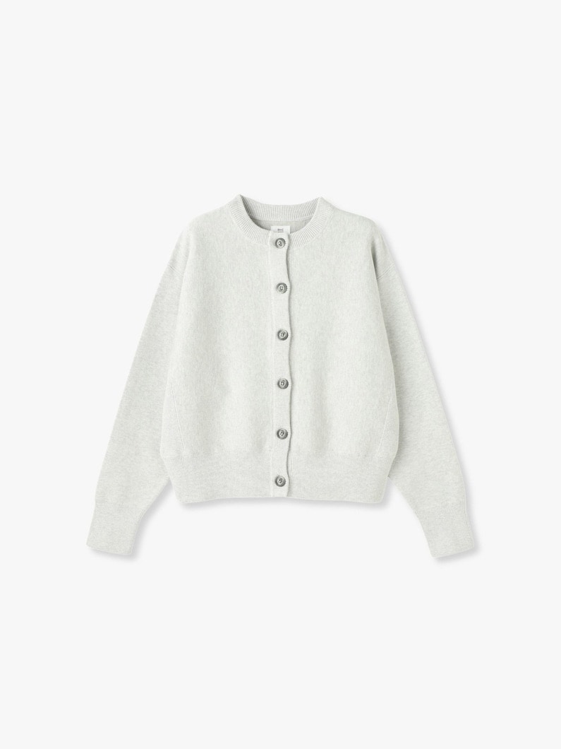 Cotton Cashmere Cardigan 詳細画像 light gray 4