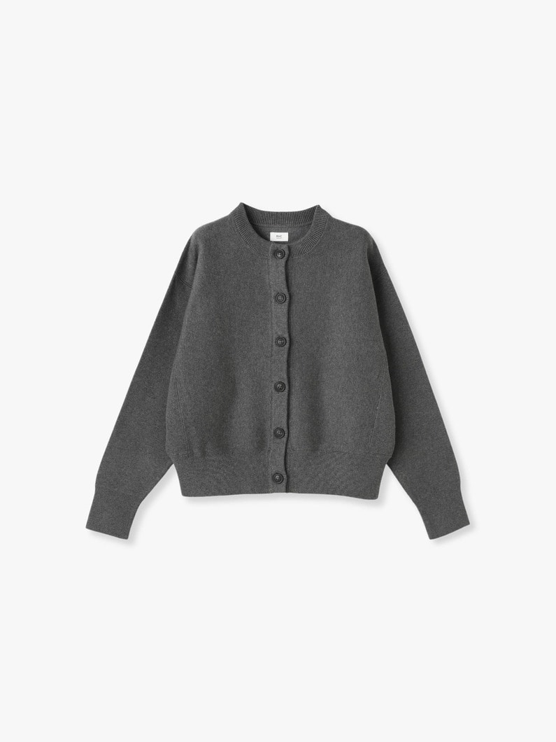 Cotton Cashmere Cardigan 詳細画像 charcoal gray 6