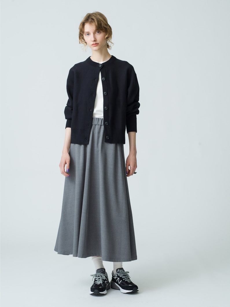 Cotton Cashmere Cardigan | ニット 詳細画像 black 2