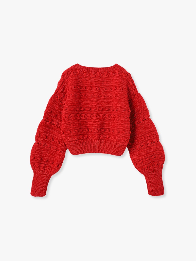 Clara Knit Cardigan 詳細画像 red 1