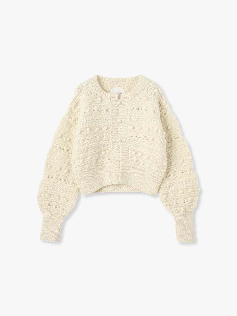 Clara Knit Cardigan 詳細画像 ivory 1