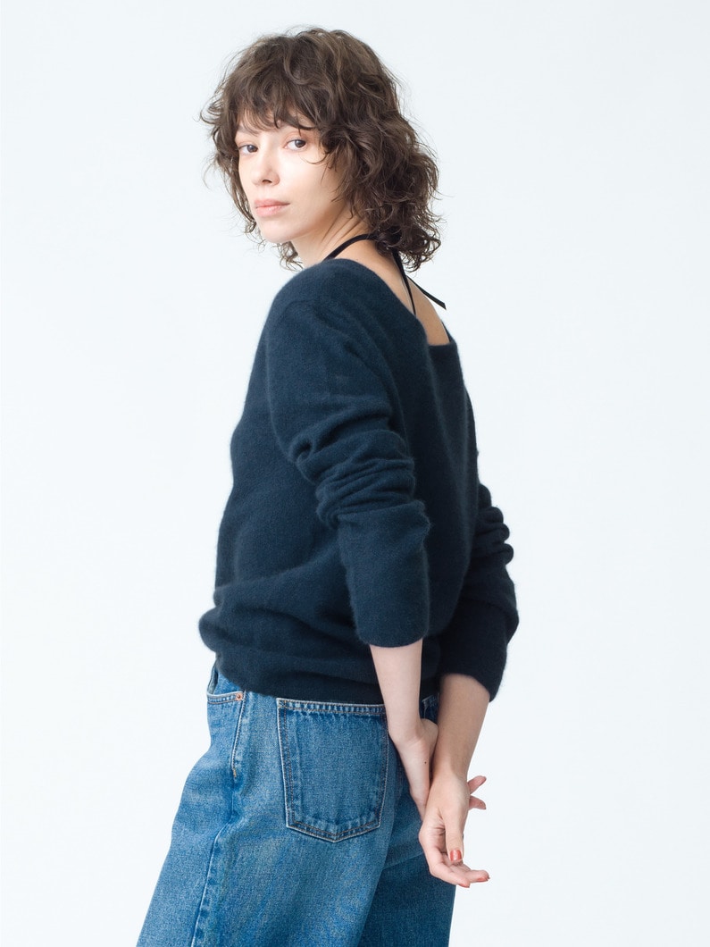 Raccoon Knit Pullover 詳細画像 navy 2