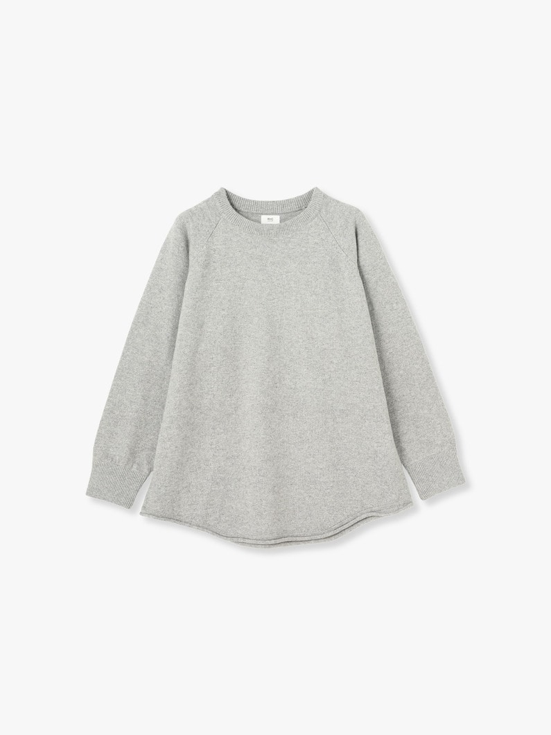 Round Hem Pullover 詳細画像 gray 2