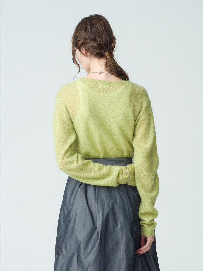 Mohair Knit Pullover 詳細画像 green 2