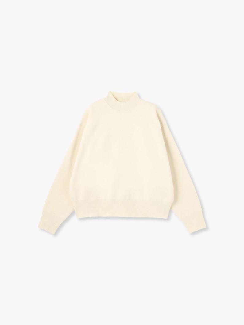 Doubleface High Neck Pullover | ニット 詳細画像 ivory 5