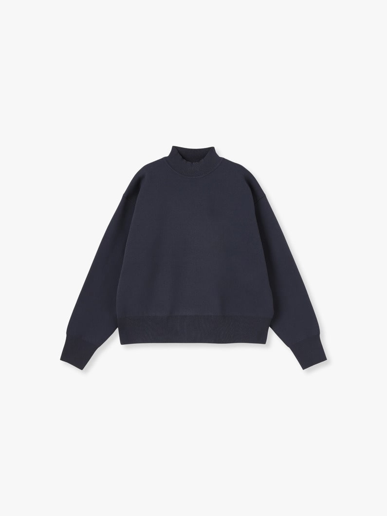 Doubleface High Neck Pullover | ニット 詳細画像 navy 4