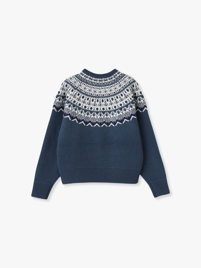 Nordic Knit Pullover (women) 詳細画像 gray 1