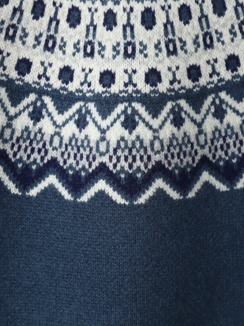 Nordic Knit Pullover (women) 詳細画像 gray 3