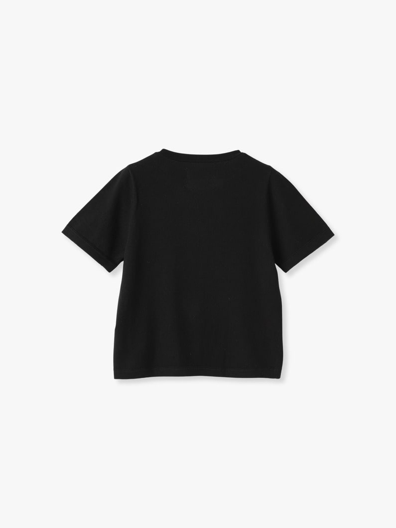 Tina Cotton Cashmere Tee 詳細画像 black 1