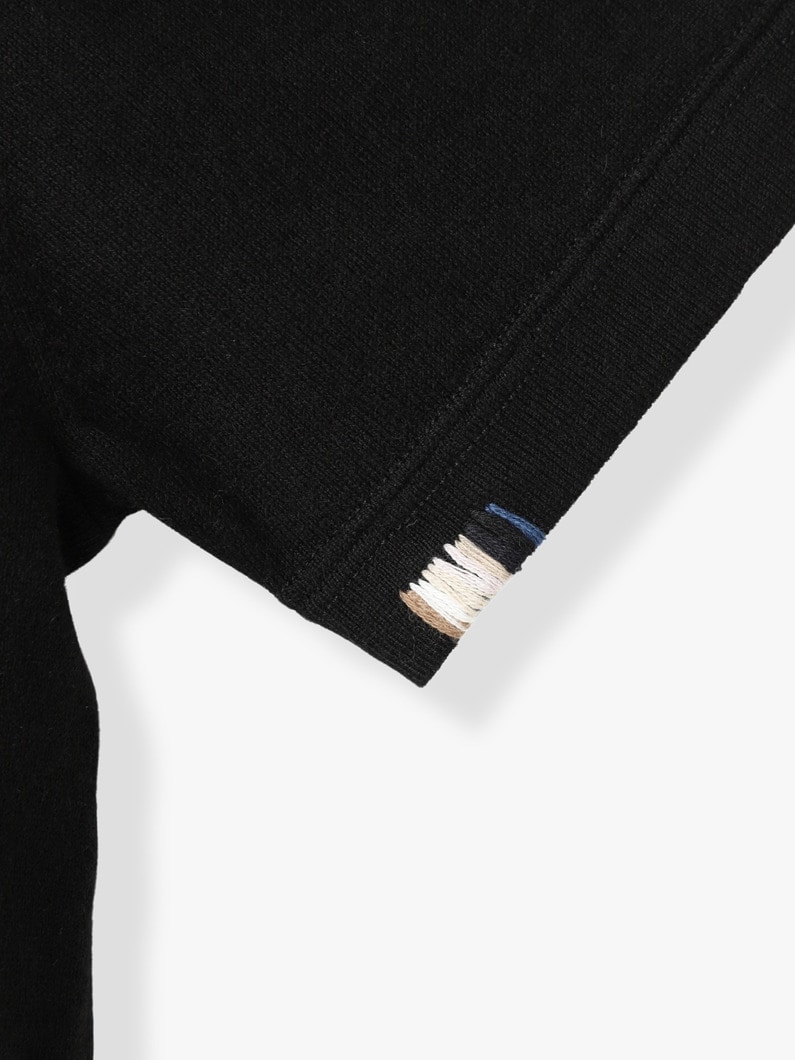 Tina Cotton Cashmere Tee 詳細画像 black 3