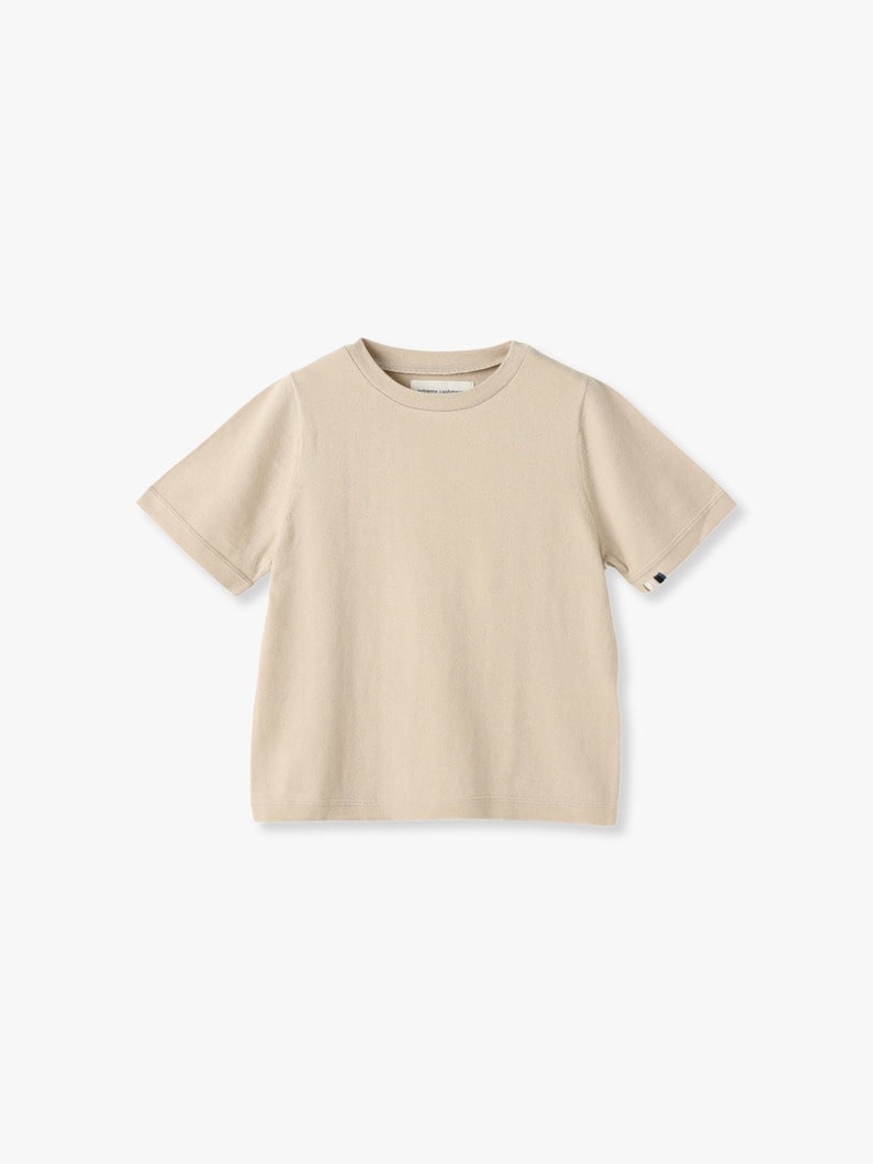 Tina Cotton Cashmere Tee 詳細画像 off white 4