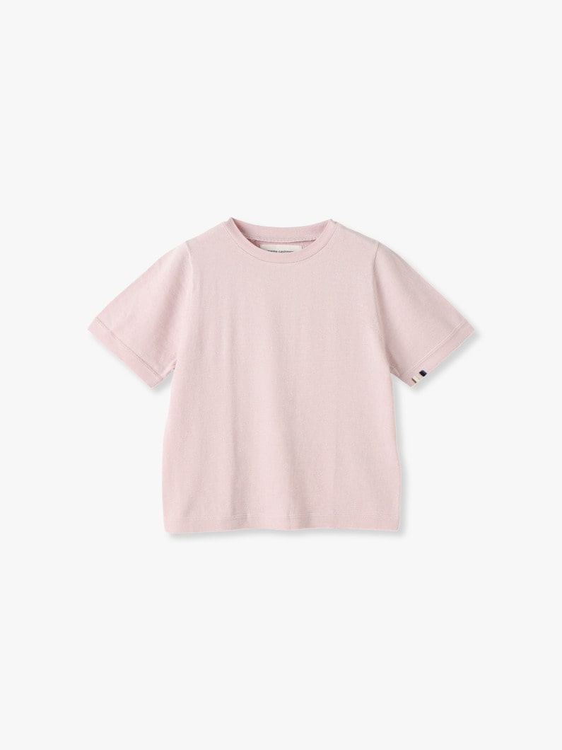 Tina Cotton Cashmere Tee 詳細画像 light pink