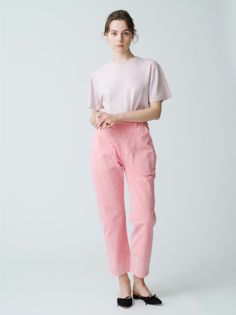 Cuba Cotton Cashmere Tee 詳細画像 light pink 3