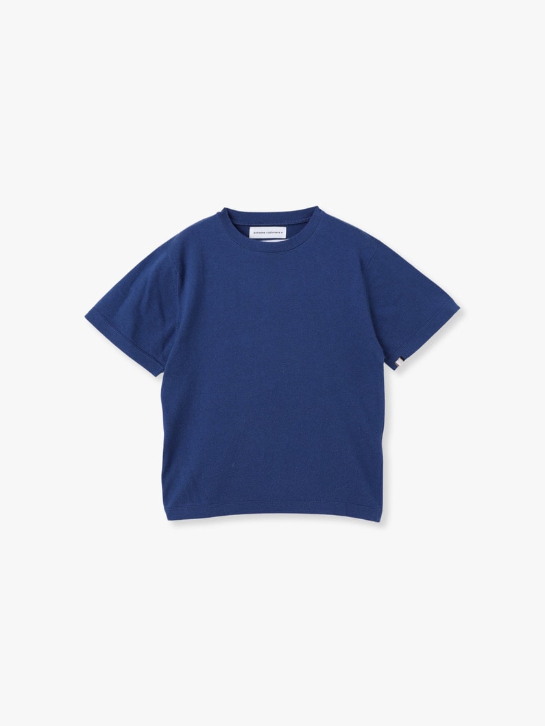 Cuba Cotton Cashmere Tee 詳細画像 navy 1