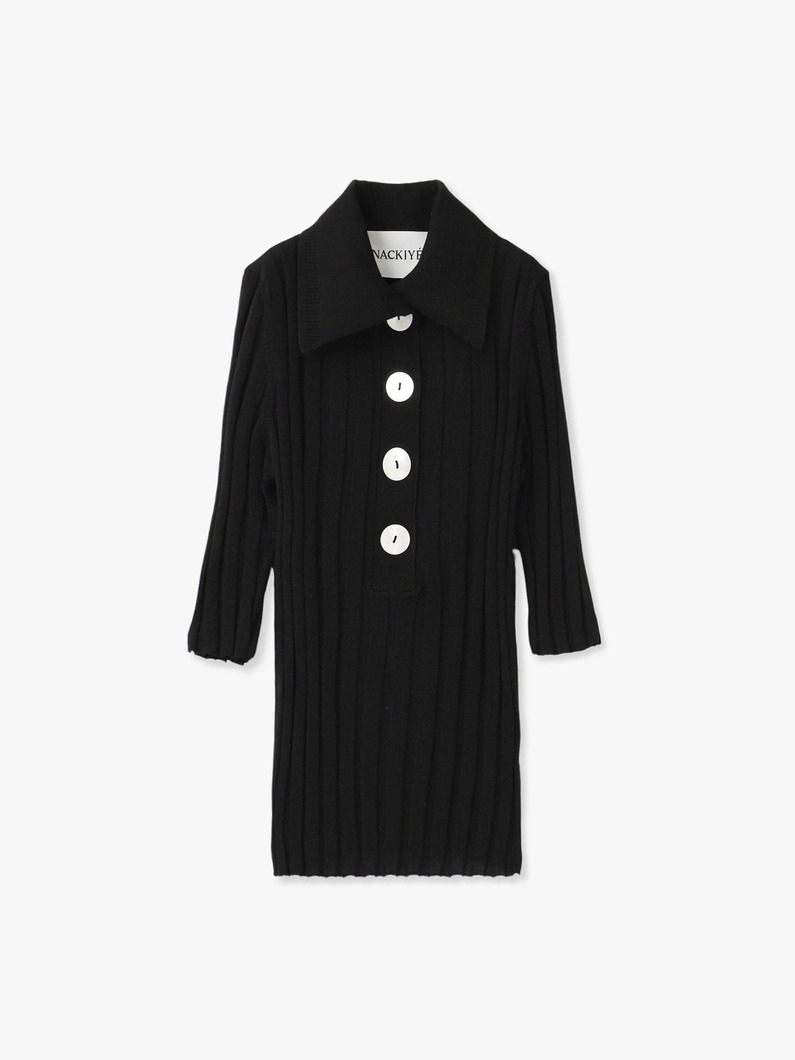 シュガーマン ニットトップ（ホワイト/ネイビー/ブラック）（プレオーダー） 詳細画像 black 3