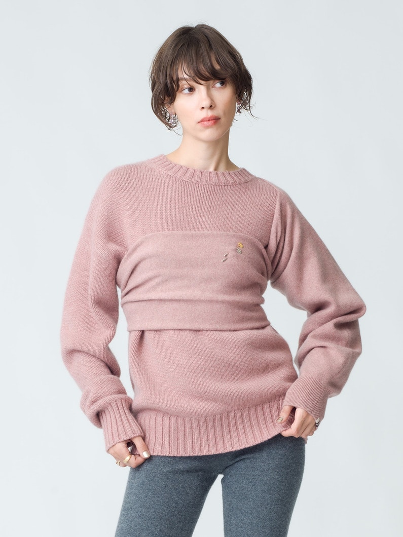 Oldie Knit Pullover 詳細画像 pink 1