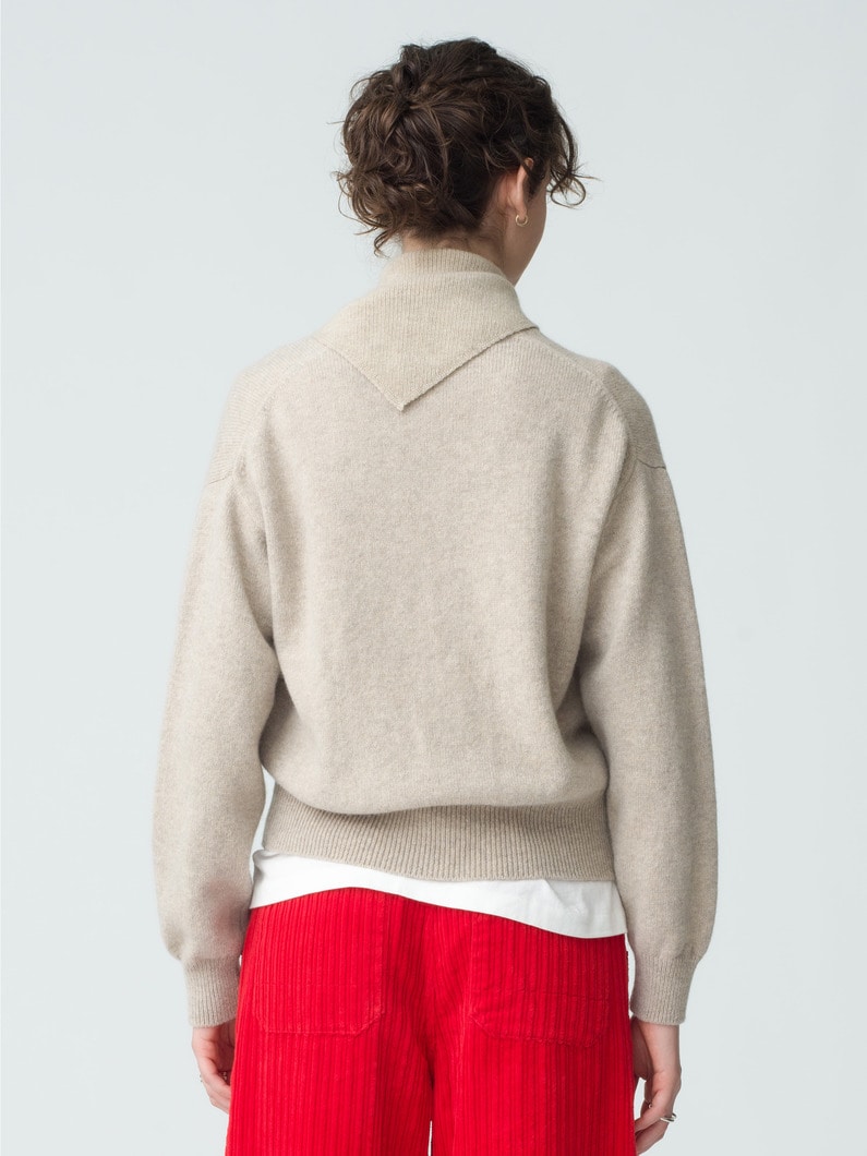 Ada Crew Neck Cardigan | カーディガン 詳細画像 beige 3