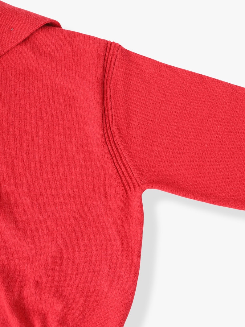 Henly Neck Knit Pullover | ニット 詳細画像 red 2