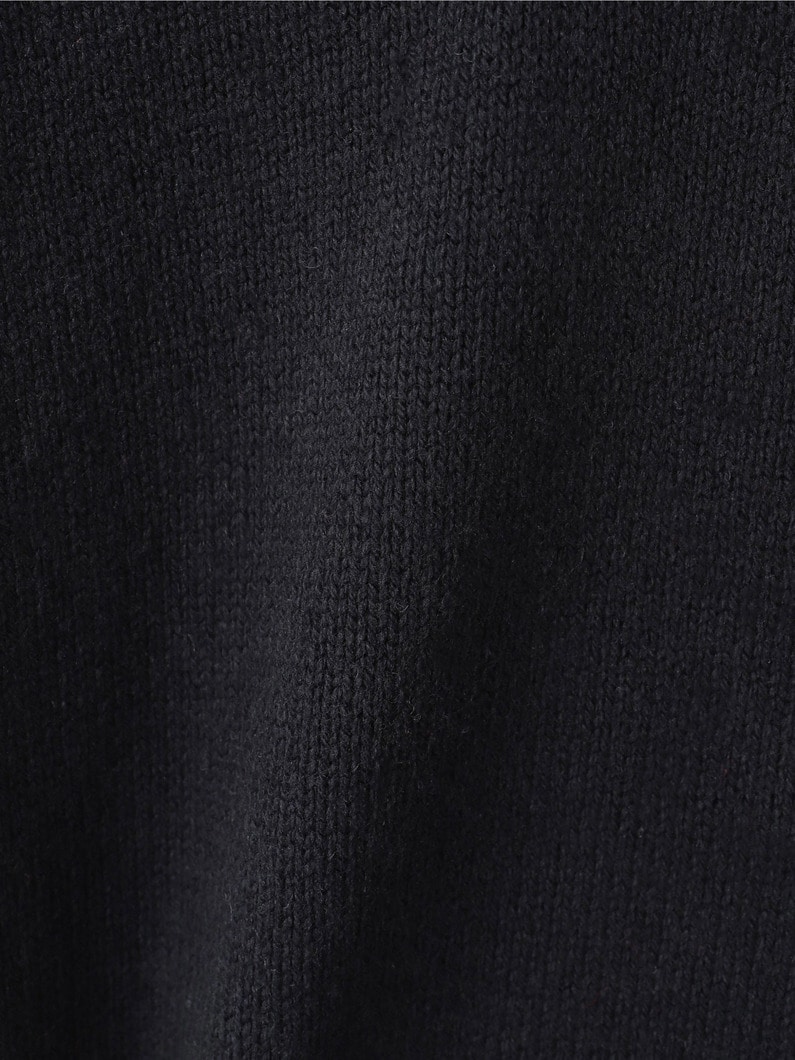 V Neck Knit Vest | ベスト 詳細画像 black 3