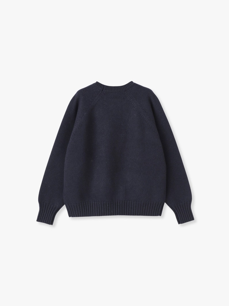 Low Gauge Cashmere Knit Pullover 詳細画像 navy 1