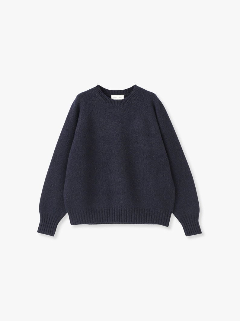 Low Gauge Cashmere Knit Pullover 詳細画像 navy 4