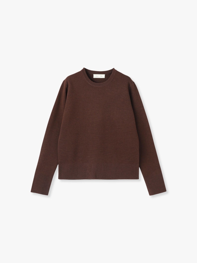 Light Wool Milan Knit Pullover 詳細画像 brown 3