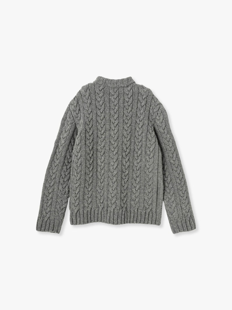 Angel Wool Knit Cardigan 詳細画像 gray 1