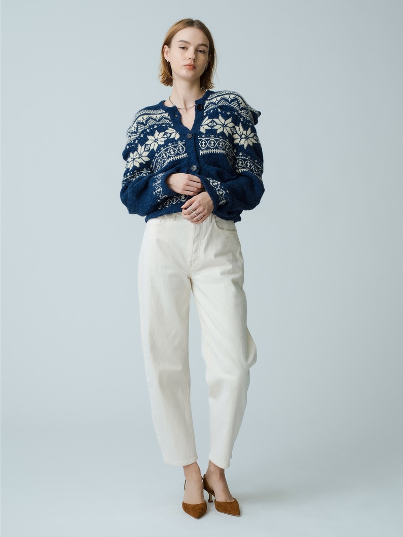 15th Anniversary Nordic Cashmere Knit Cardigan 詳細画像 navy 2