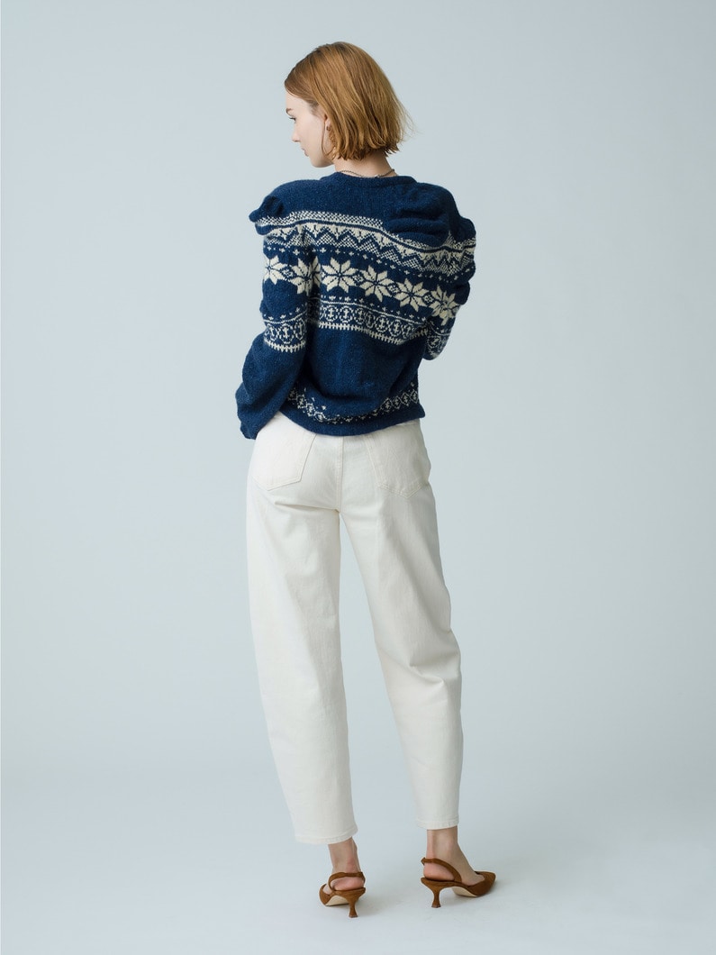 15th Anniversary Nordic Cashmere Knit Cardigan 詳細画像 navy 3