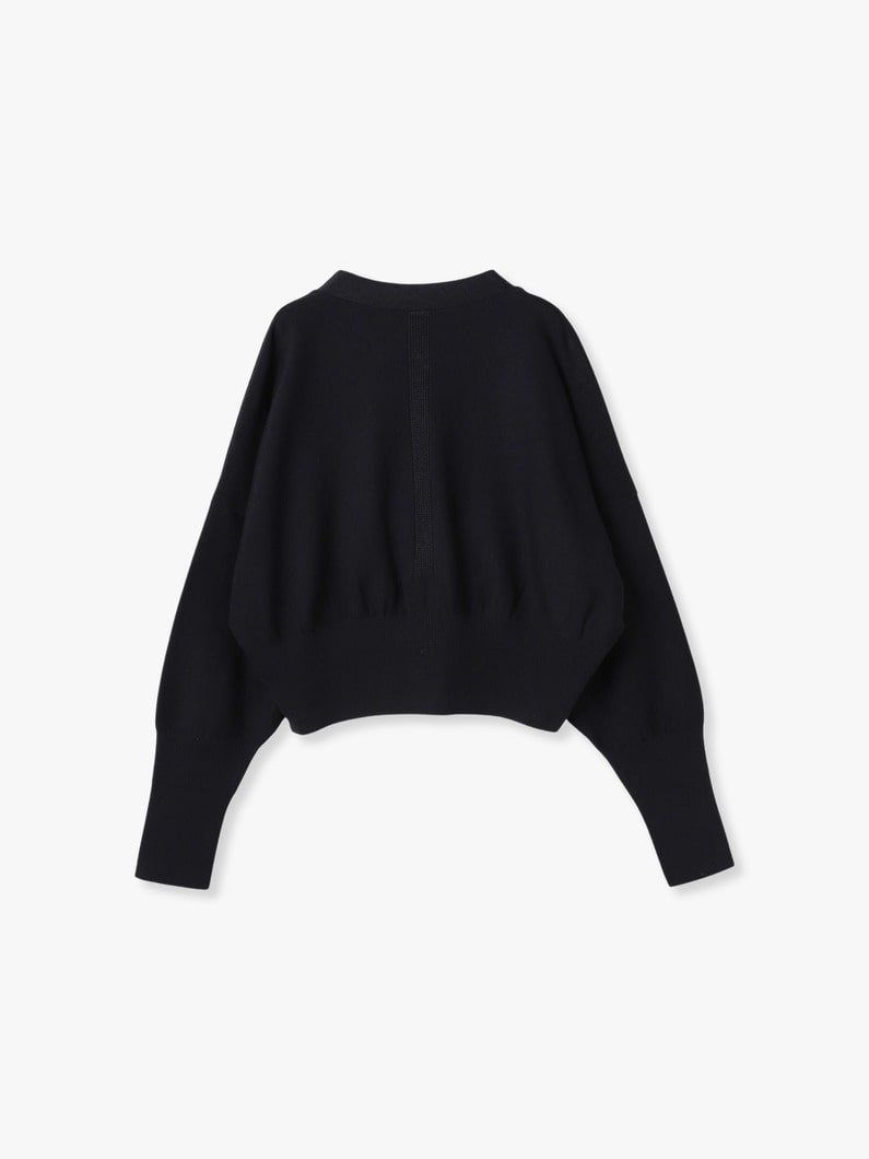 BS Garter Cropped Cardigan 詳細画像 black 1