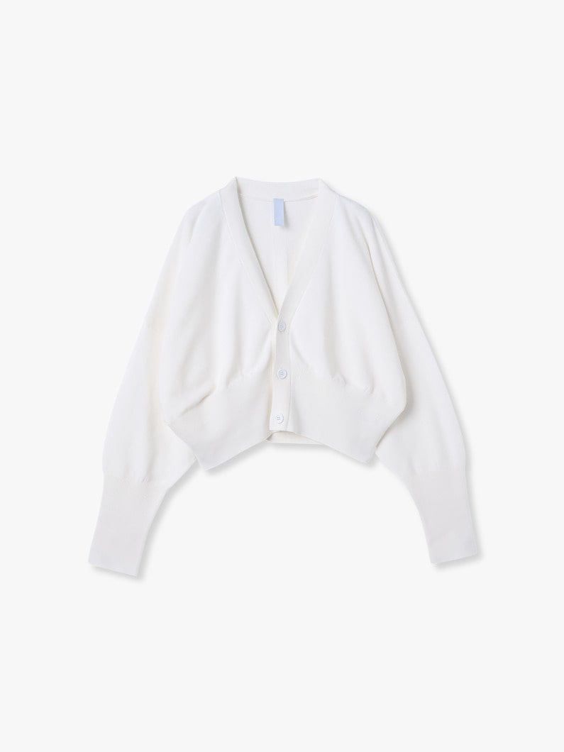 BS Garter Cropped Cardigan 詳細画像 white 1