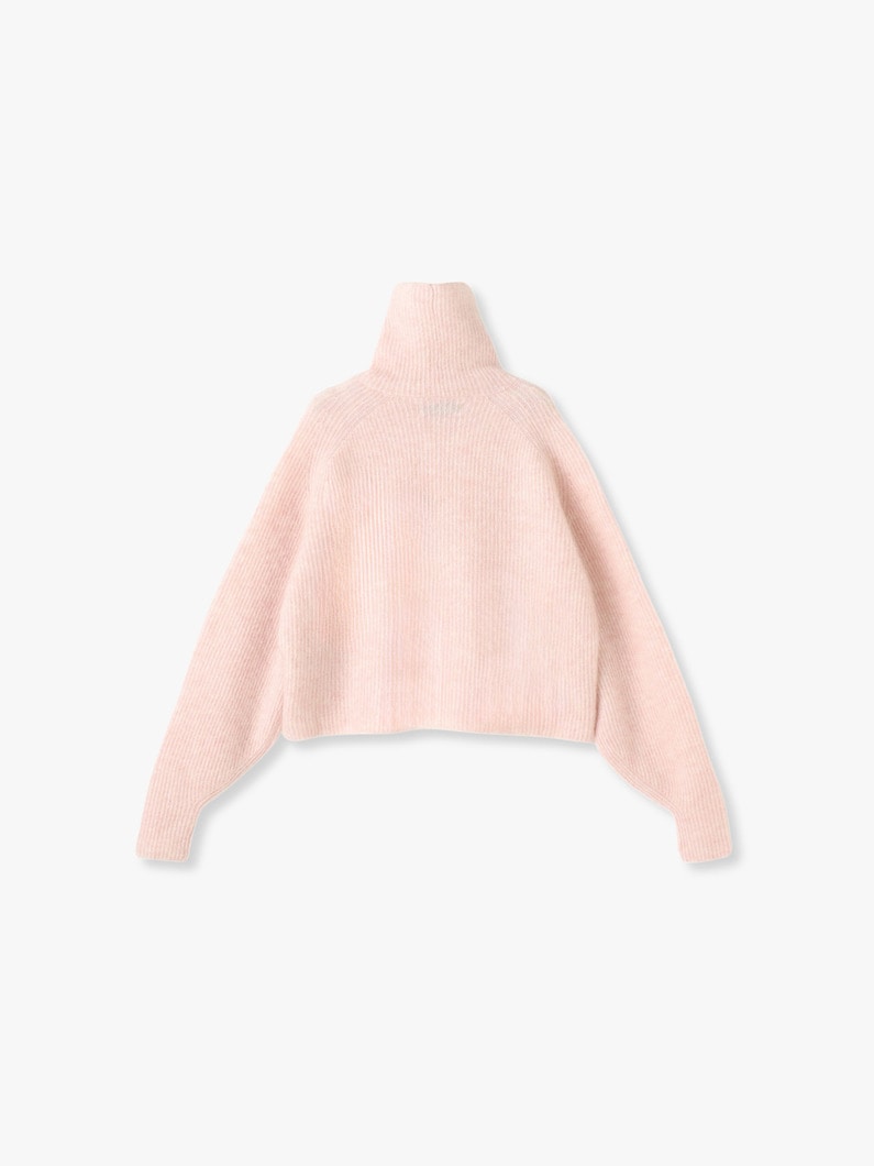 Mohair High Neck Knit Pullover 詳細画像 light pink 1