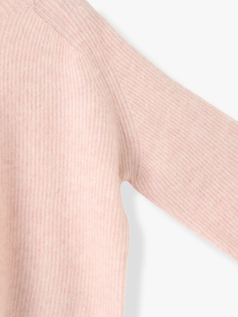 Mohair High Neck Knit Pullover 詳細画像 light pink 2